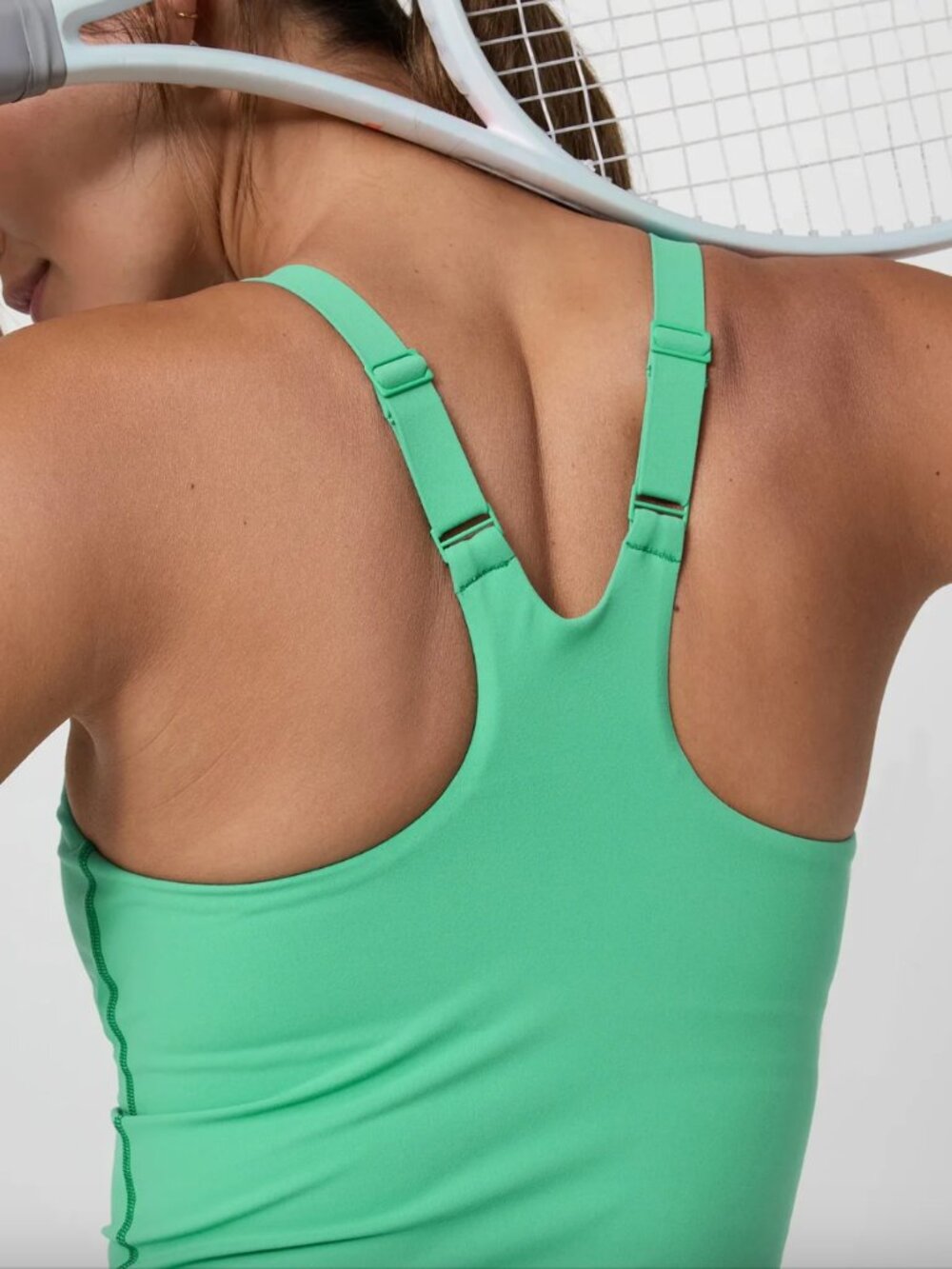 Vuori Dynamic Racerback Performance Tank Green X-Small - Picture 4 of 4